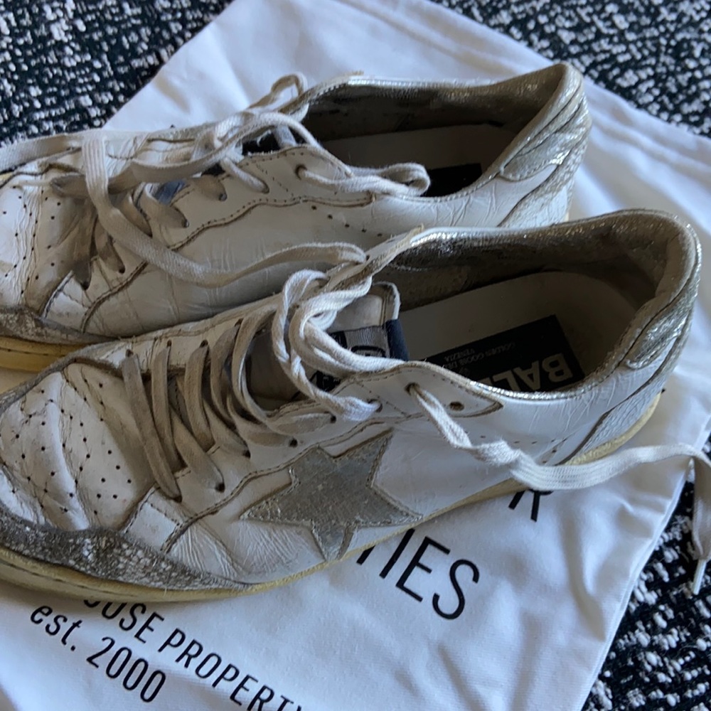 Authentic golden goose Ballstar w/dusterbag